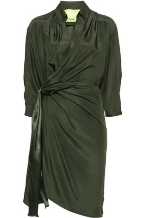GAUGE81 Miya silk wrap dress