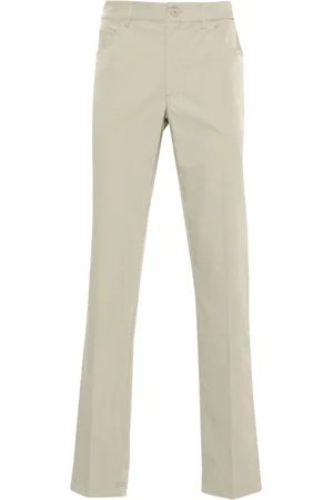 Lacoste Logo-patch twill trousers