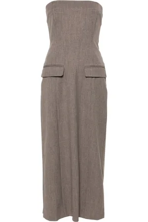 Beaufille Callie strapless midi dress