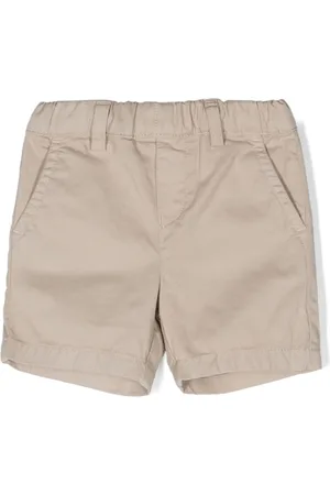 Emporio Armani Elasticated-waistband cotton shorts