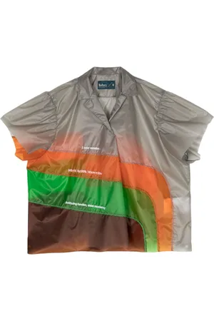 Kolor Notched-collar panelled top