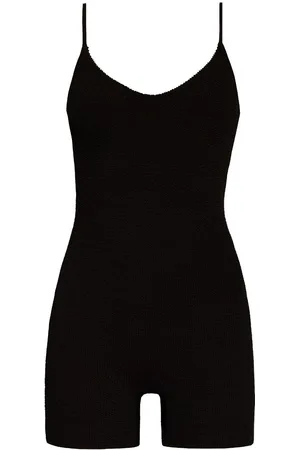 Bond Eye Sleeveless seersucker bodysuit