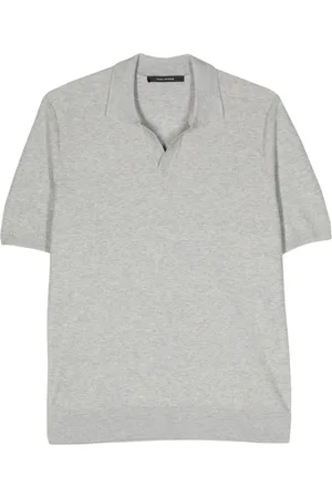 TAGLIATORE Textured polo shirt