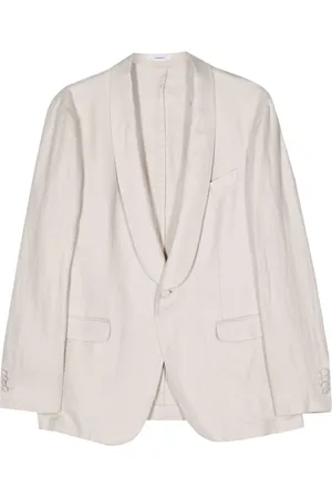 Boglioli Single-breasted linen blazer