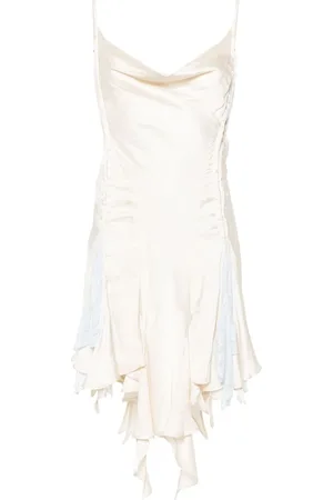 Y / PROJECT Satin-finish mini dress
