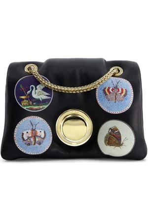 Giambattista Valli Mini Airbag Micromosaic-print shoulder bag