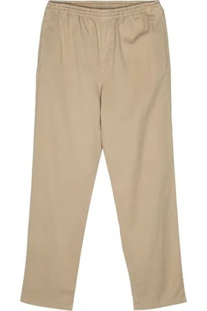 Aspesi Drawstring-waist tapered trousers