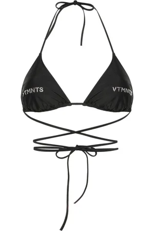 VTMNTS Rhinestone-embellished bikini top