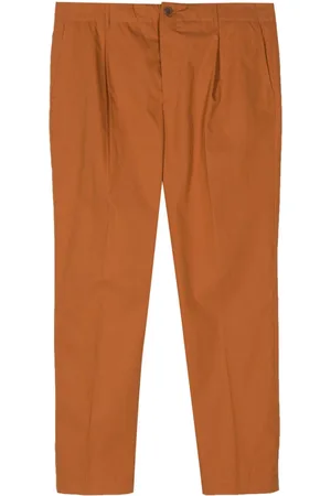 Maison Kitsuné Pleat-detail tapered trousers