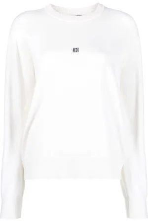 Givenchy Intarsia-logo wool-cashmere jumper