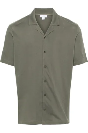 Sunspel Cotton piqué-weave shirt