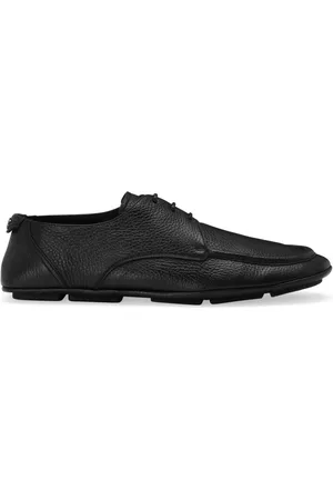 Dolce & Gabbana Logo-plaque leather derby shoes