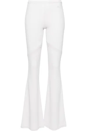 Courrèges Ellipse mid-rise bootcut trousers