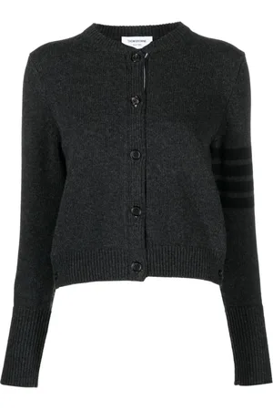 Thom Browne Stripe-detailing wool cardigan