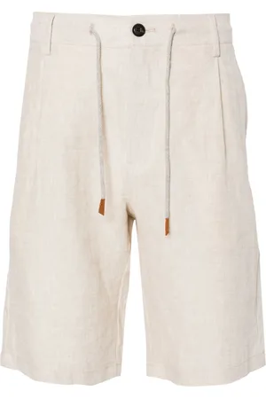 ELEVENTY Linen bermuda shorts