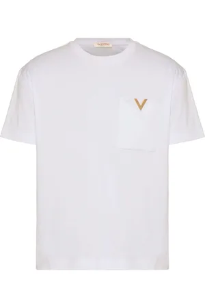 VALENTINO GARAVANI Logo-plaque cotton T-shirt