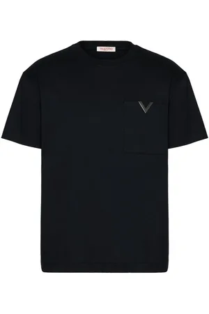 VALENTINO GARAVANI Logo-plaque cotton T-shirt