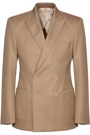 VALENTINO GARAVANI Double-breasted cotton blazer