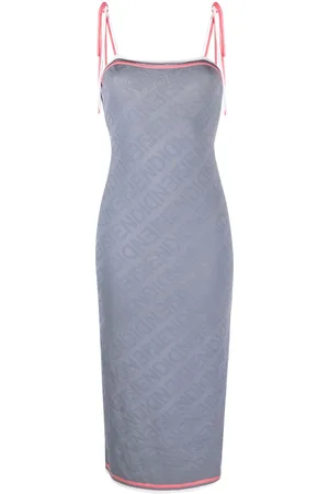 Fendi Mirror midi dress