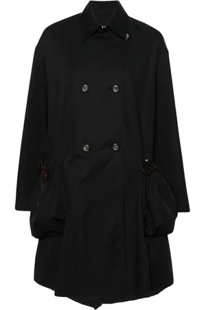 Emporio Armani Cotton-blend double-breasted coat
