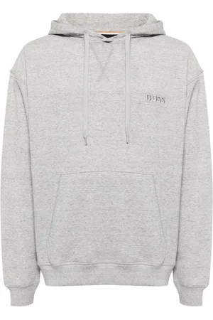 HUGO BOSS Logo-embroidered hoodie