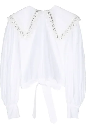 Charles Jeffrey Loverboy Babydoll cotton blouse