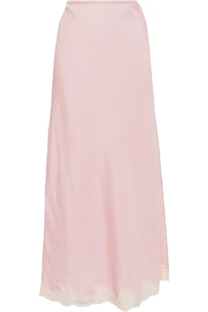 RIXO London Lace-trim maxi skirt