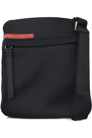 Prada 1990-2000s logo-appliqué crossbody bag