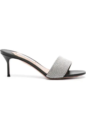 Aquazzura Wonderland 65mm crystal sandals