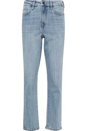 DKNY Broome high-rise straight-leg jeans