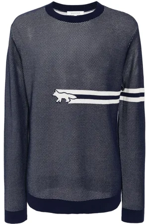 Maison Kitsuné Flash Fox mesh jumper
