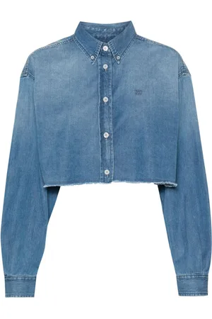 Givenchy Cropped denim shirt