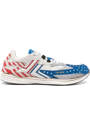Lanvin Meteor colour-block panelled sneakers