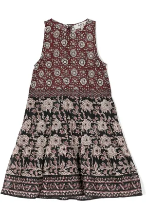 SEA Danae floral-print tiered dress
