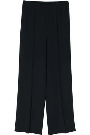 Aspesi Straight-leg crepe trousers