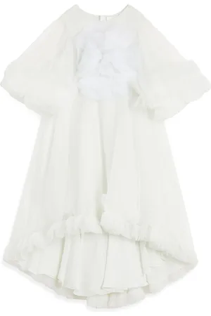 Maison Ava Ruffle-embellished tulle dress