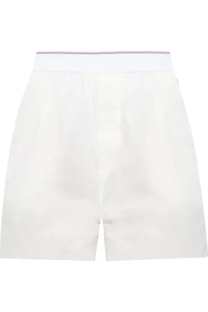 Alexander Wang Logo-waistband cotton shorts