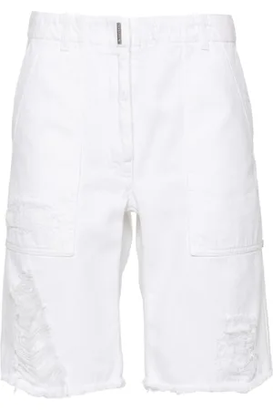 Givenchy Mid-rise denim shorts