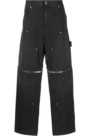 Givenchy Zip-detailed straight-cut trousers