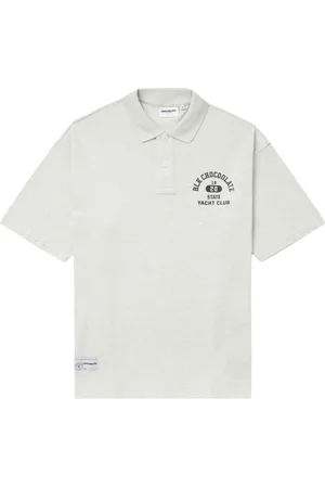 Chocoolate Logo-print cotton polo shirt