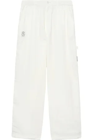 Izzue Logo-appliqué loose-fit trousers