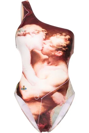 Vivienne Westwood The Kiss one-shoulder swimsuit