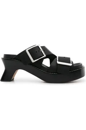 Loewe 70mm Ease buckle-straps mules