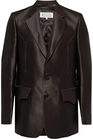 Maison Margiela Striped single-breasted blazer