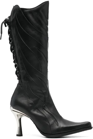 Vetements X New Rock Firestorm 100mm leather boots
