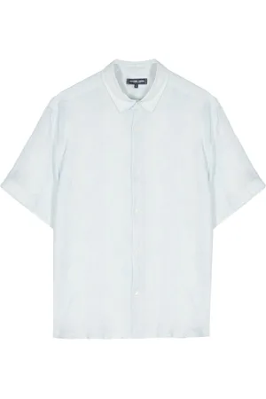 Frescobol Carioca Castro Stripe Cabana linen shirt