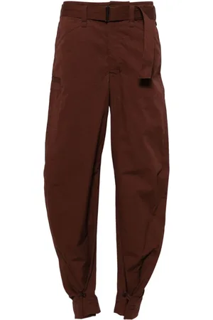 LEMAIRE Tapered-leg cotton trousers