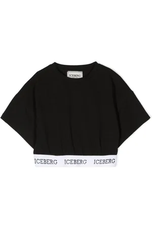 Iceberg Logo-print cropped T-shirt