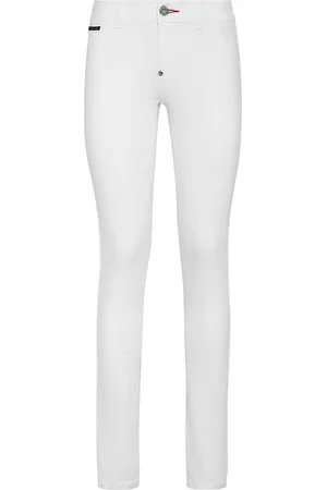 Philipp Plein Logo-plaque skinny-cut jeans