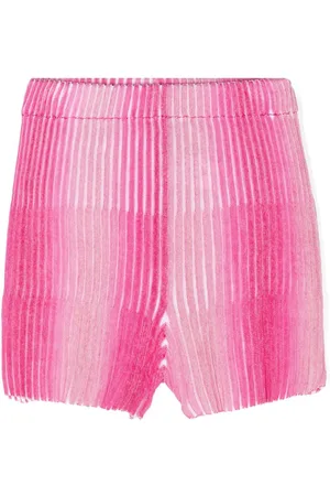 Missoni Ombré ribbed-knit shorts